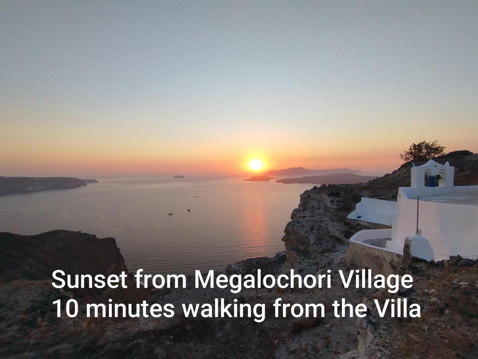 Aidos Villa Santorini Megalochori  Bagian luar foto